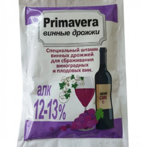 Дрожжи винные PRIMAVERA 100гр.(сроки) Дрожжи винные PRIMAVERA 100гр.(сроки)
