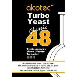 Дрожжи спиртовые Alcotec 48 TURBO Classic