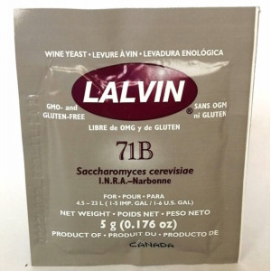 Дрожжи винные Lalvin 71B