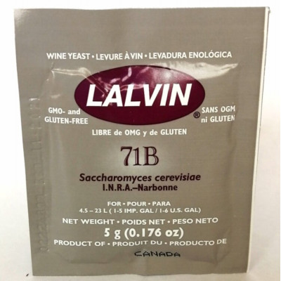 Дрожжи винные  Lalvin "71B", 5 г в магазине Самогона.Нет