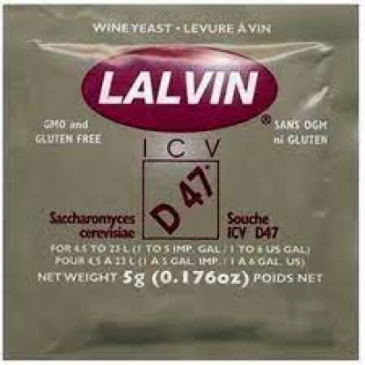 Дрожжи винные LALVIN  D47 , 5 г. в магазине Самогона.Нет