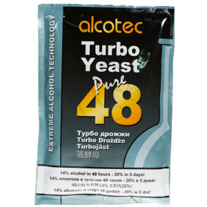Дрожжи Турбо Alcotec 48 Pure135гр Дрожжи Турбо Alcotec 48 Pure135гр