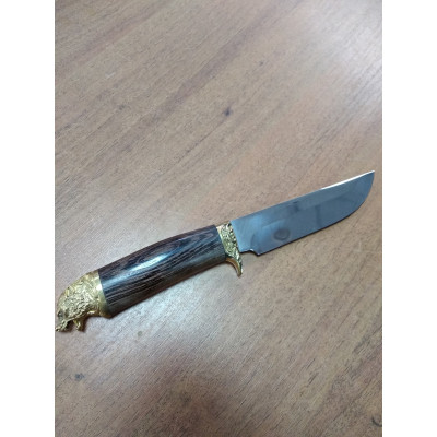 Кизлярский нож с головой ВОЛК (Латунь) в магазине Самогона. Нет