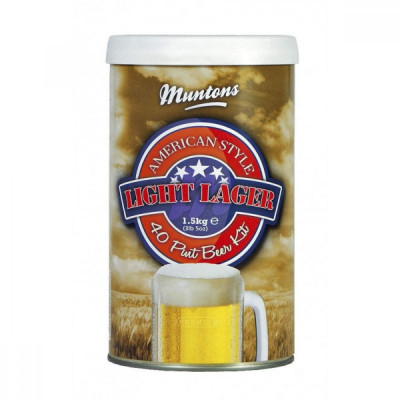 Солодовый экстракт Muntons American Light Lager 1,5 кг в магазине Самогона.Нет