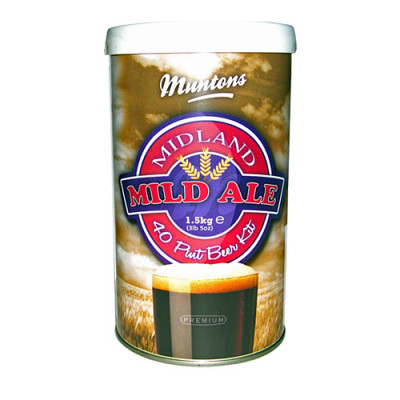 Солодовый экстракт Muntons Midland Mild 1,5 кг в магазине Самогона.Нет