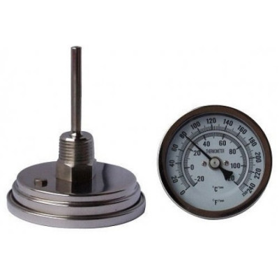 Термометр аналоговый для сусловарочного котла (0,,,100) в магазине Самого.Нет
