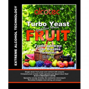 Фруктовые турбо - дрожжи Alcotec FRUIT Фруктовые турбо - дрожжи Alcotec FRUIT